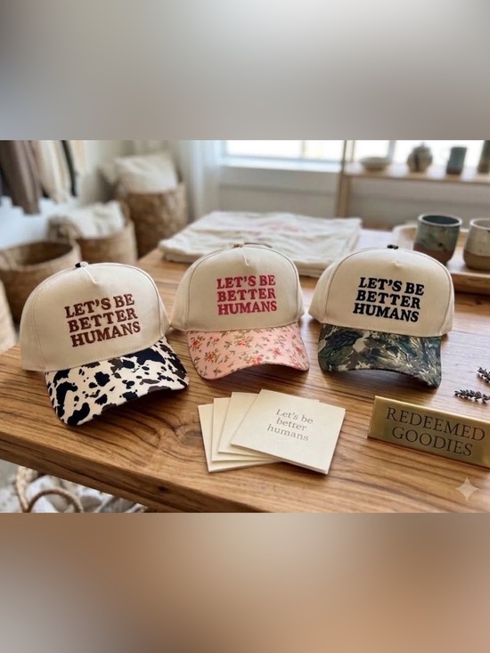 Zenana Outfitters Accessories - Only
Floral left! New embroidered be better humans hat camo or floral